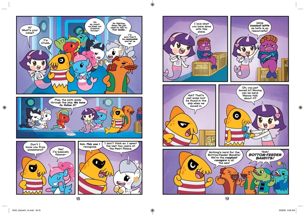 Mermicorno: Undersea Adventures: GAME ON!: An Early Graphic Novel (Hardcover) - Image 5