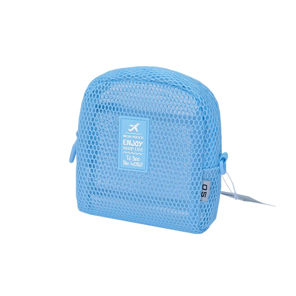 Mesh Square Pouch Blue V24605-BL - Image 2