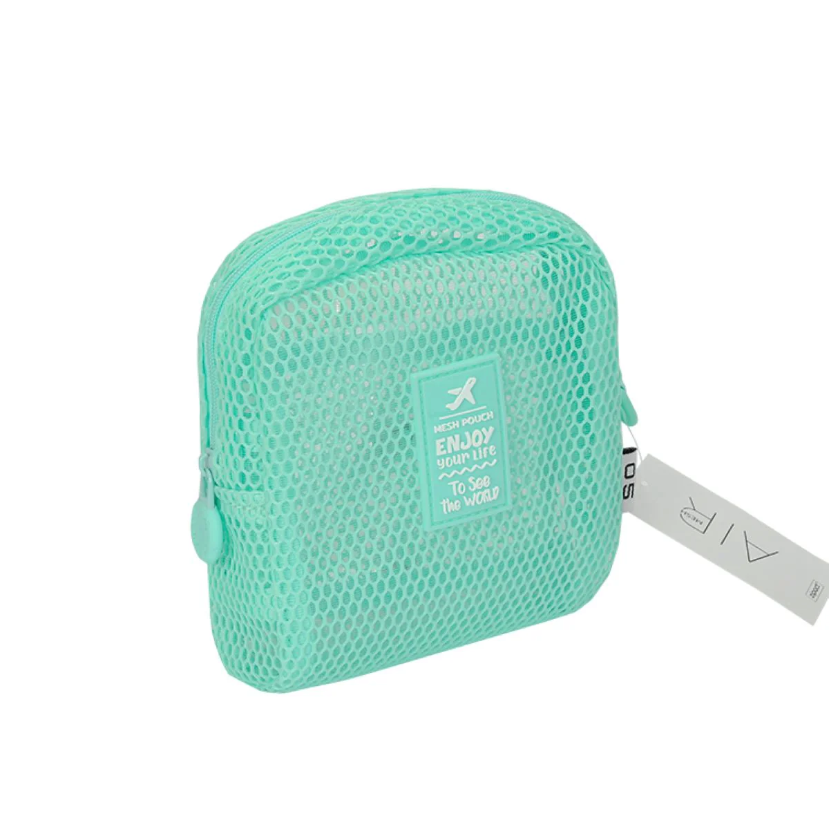 Mesh Square Pouch Mint V24605-MT - Image 4