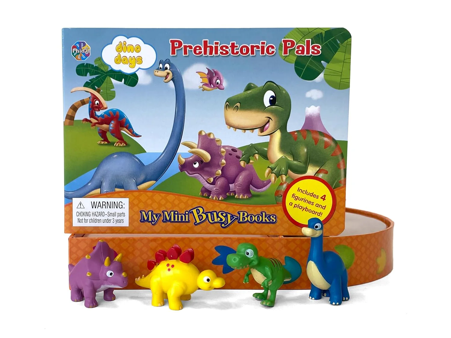 Mini Busy Book: Prehistoric Pals (Board Book) - Image 2