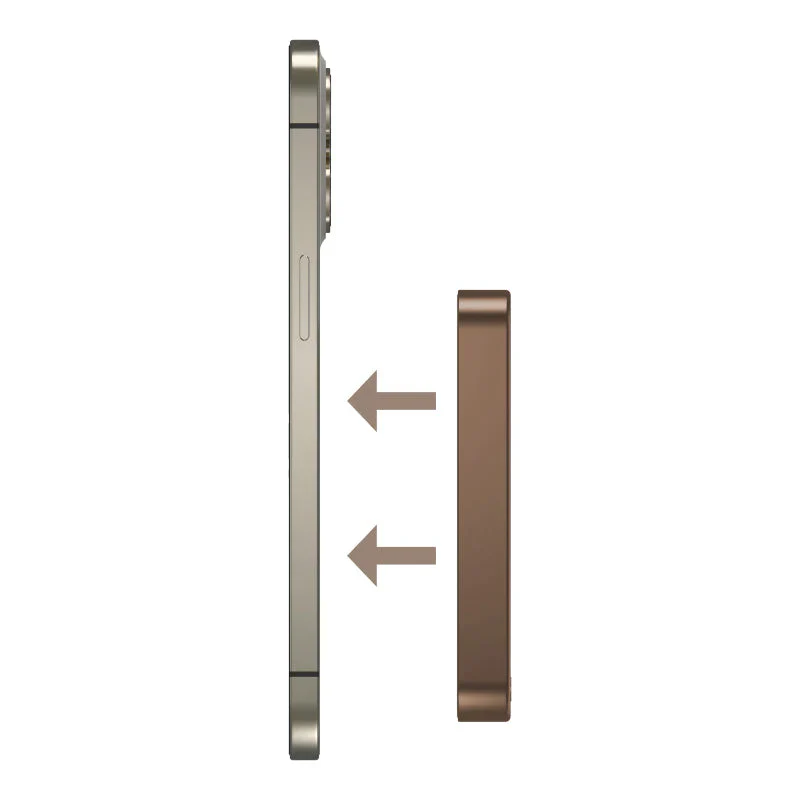 Momax IP117AL2 Q.MAG X1 Magnetic Wireless Battery Pack 10000mAh - Sandstone - Image 4