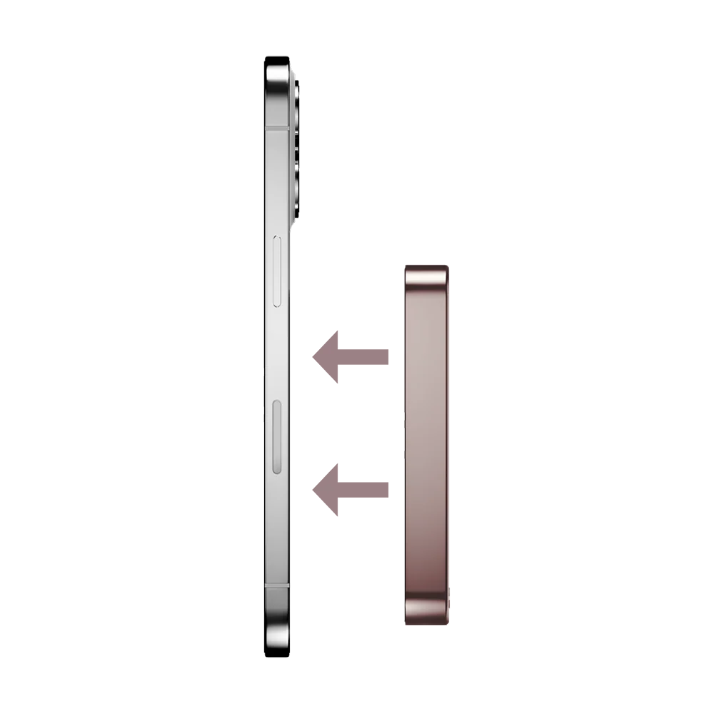 Momax IP117AP Q.MAG X1 10,000mAh Magnetic Wireless Battery Pack (Pink) - Image 4