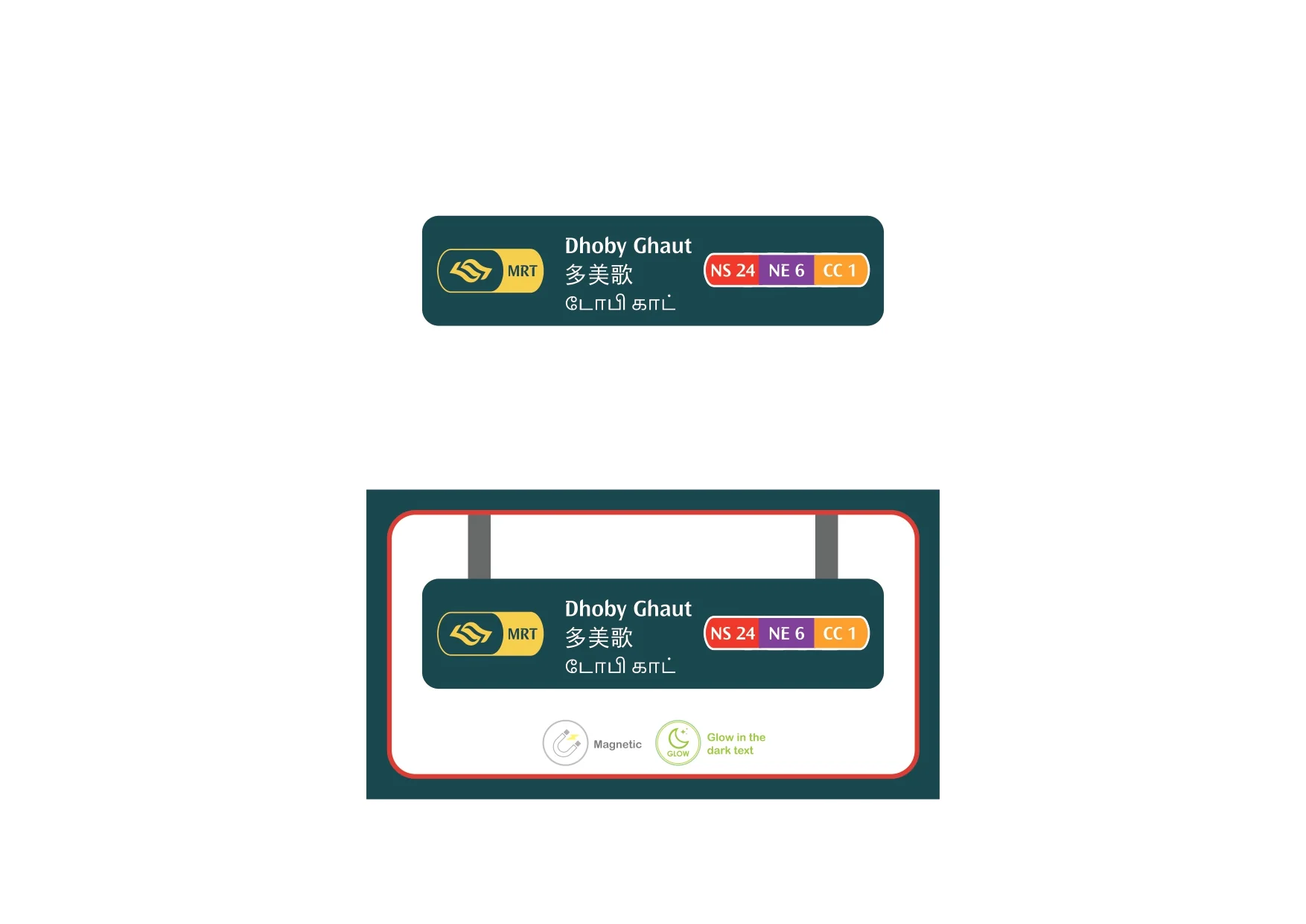 MRT Station Magnet – Dhoby Ghaut (NS24 / NE6 / CC1)