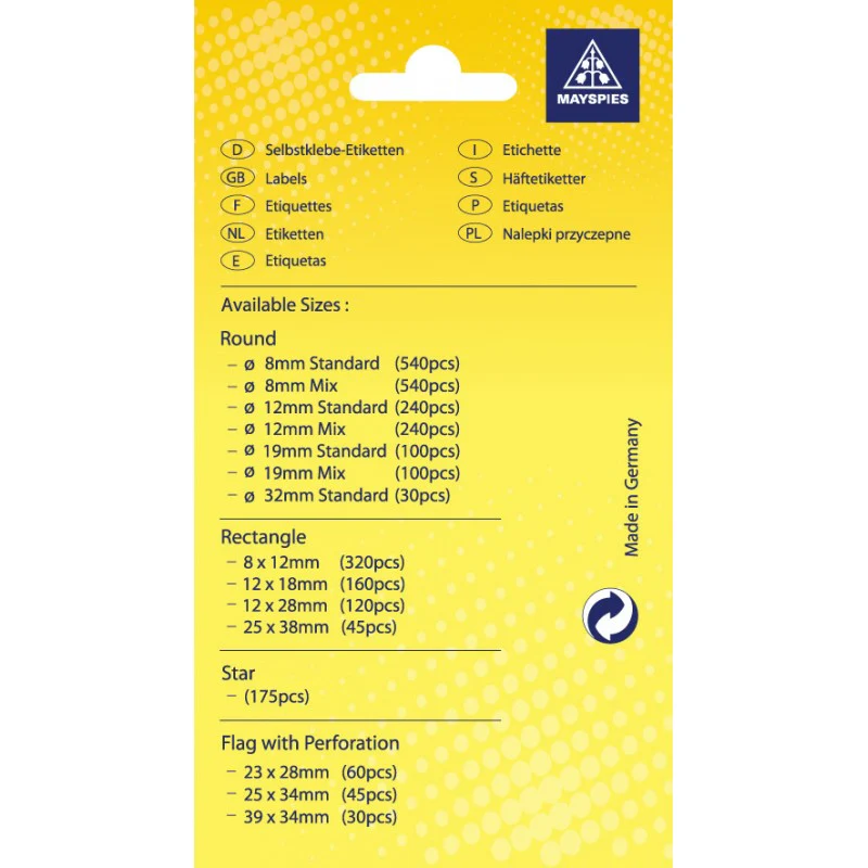 MS-C/LABEL 12X28MM, GOLD (120PCS) - Image 14