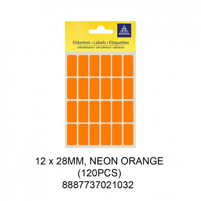 MS-C/LABEL 12X28MM, GOLD (120PCS) - Image 5