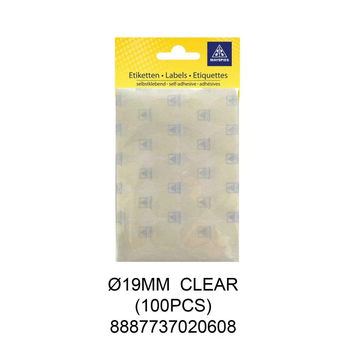 MS-COL LABEL DOTS 19MM, BLACK (100PCS) - Image 35