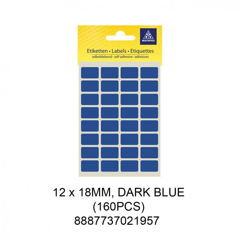 MS-COLOUR LABEL 12X18MM PUR (160PCS) - Image 3