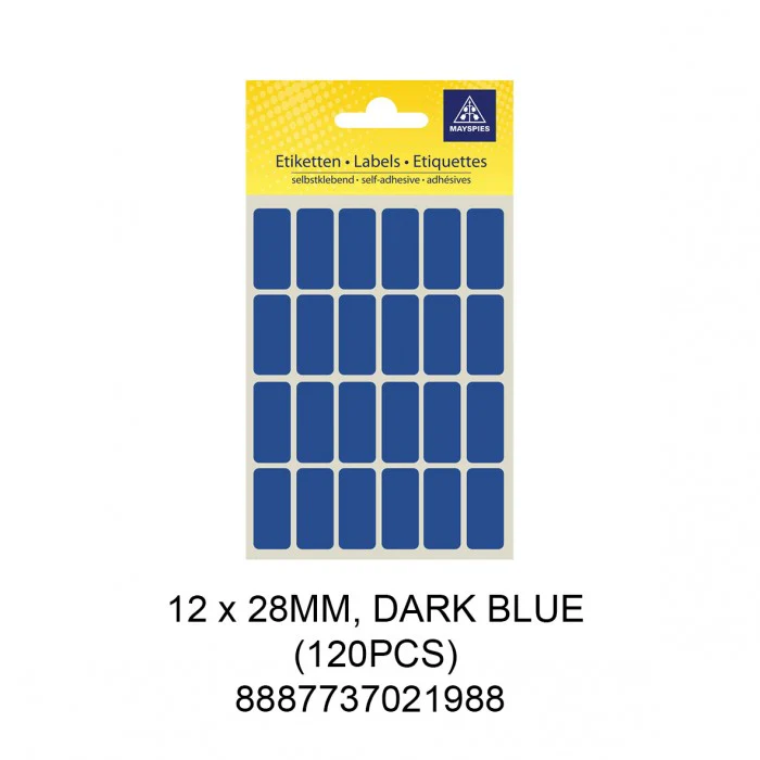 MS-COLOUR LABEL 12X28MM PUR (120PCS) - Image 3