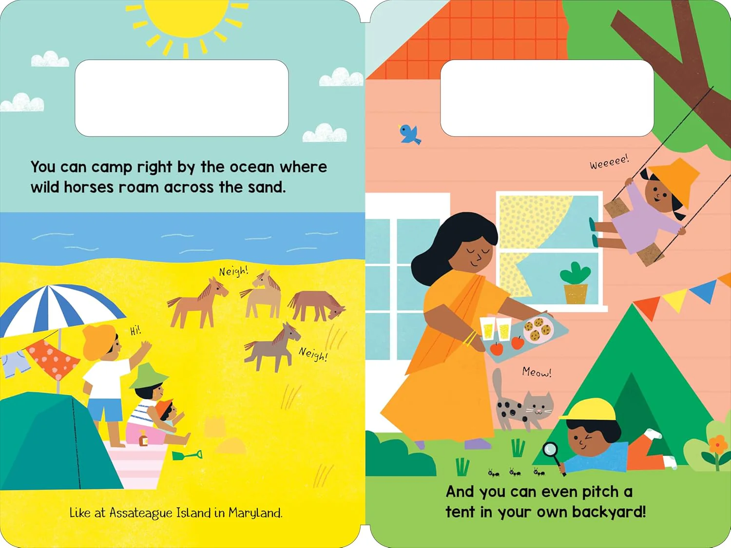 My First Book Of Camping: An Earth-Friendly Book For The Great Outdoors (Terra Babies On The Go, 1) – Board Book - Image 4