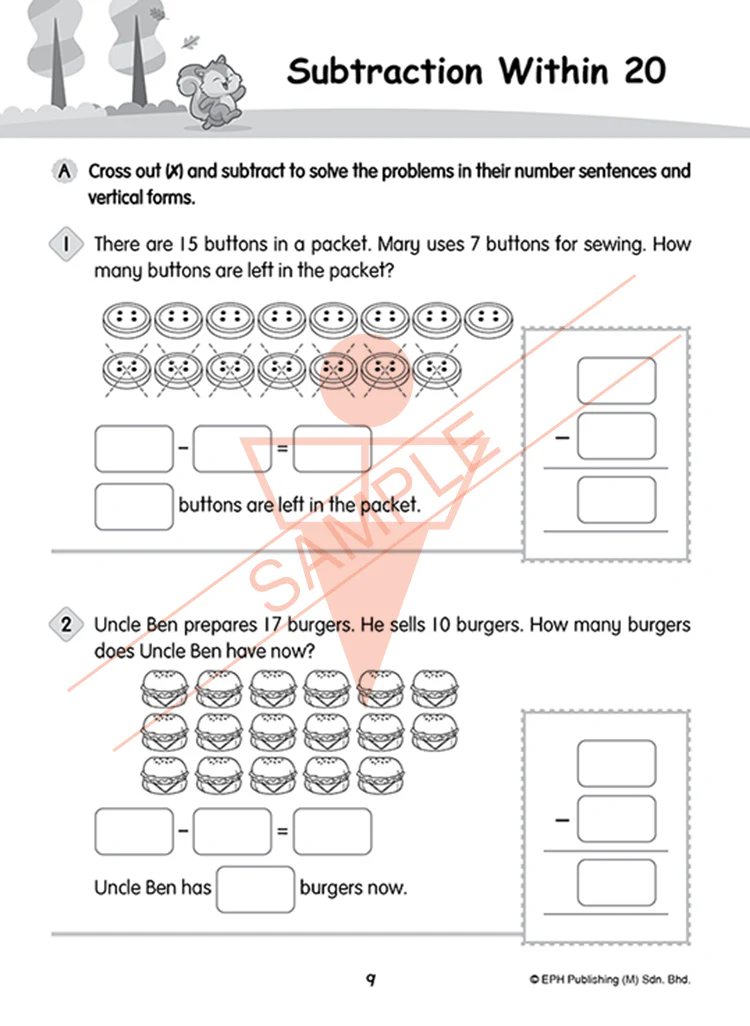 My First Problem Sums - Subtraction - Image 3