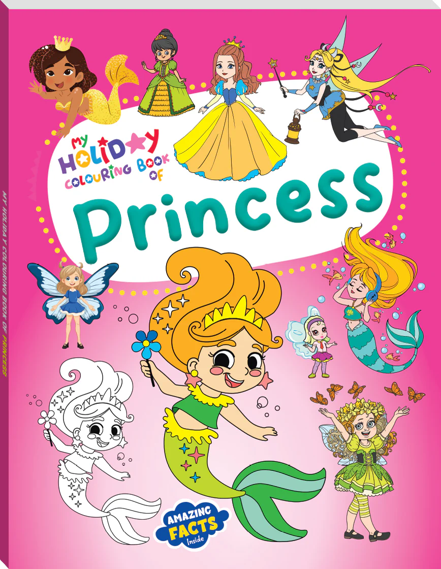 My Holiday Colouring Book Of Princess