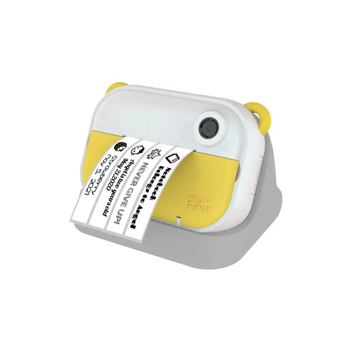 myFirst Camera Insta Wi - 12MP Instant Print Camera with Cradle - Thermal Printing & Label Printing - Yellow - Image 2