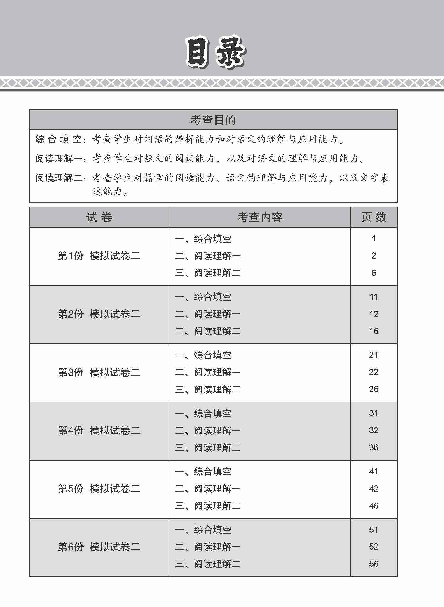 N-Level Chinese Paper 2 Mock Examinations / 全面考关冲刺 N-Level 华文模拟试卷二 - Image 3