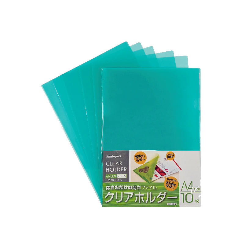 NCL L-Shaped Holder A4 Clear 10s - Image 3