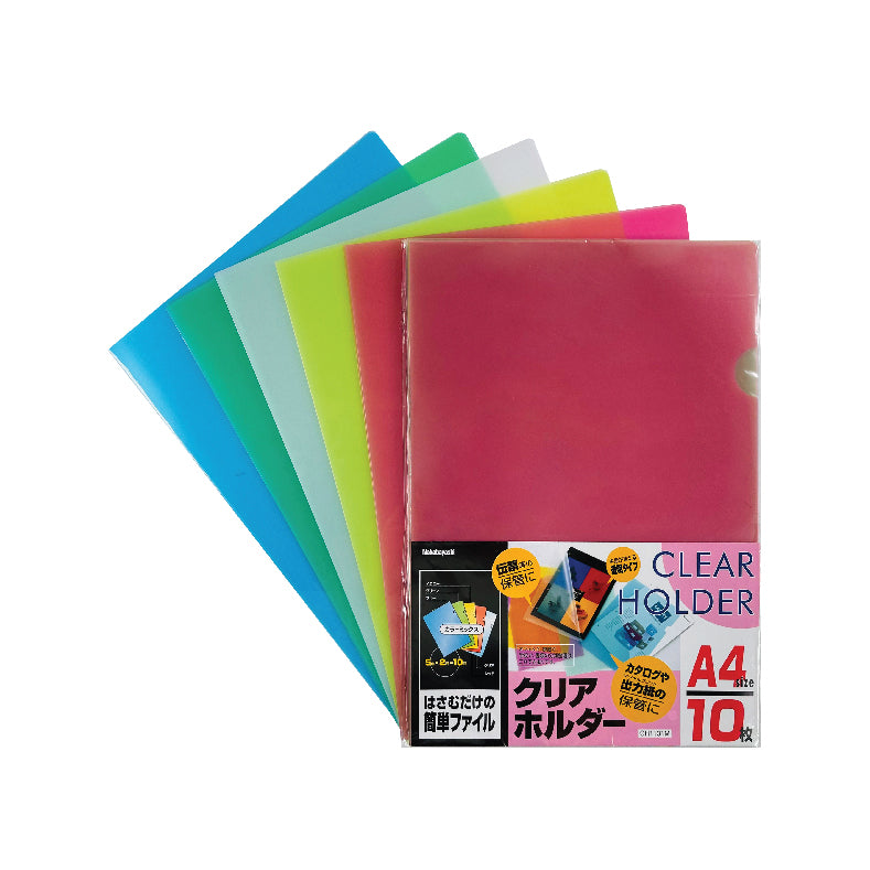 NCL L-Shaped Holder A4 Clear 10s - Image 6