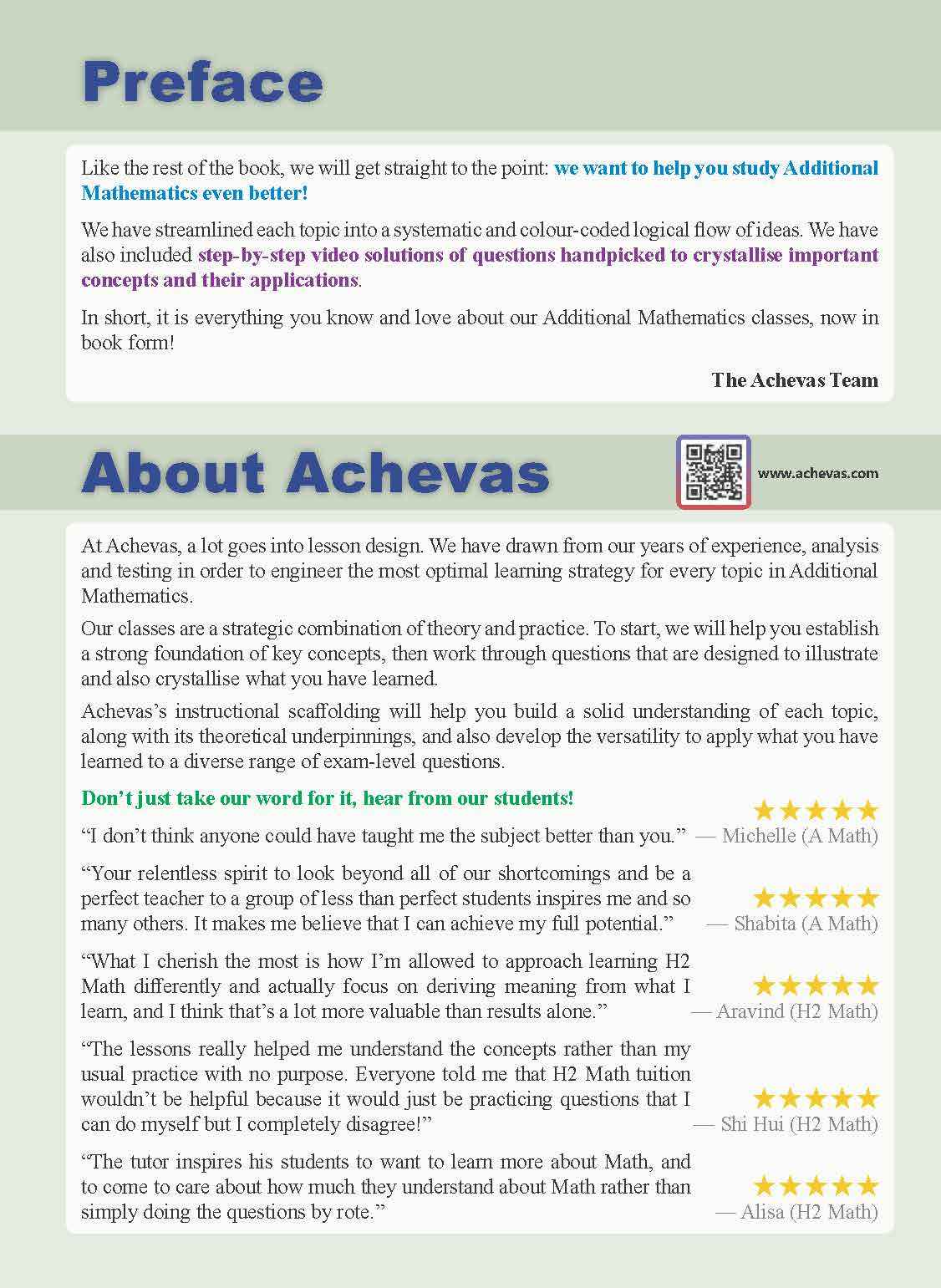 Notes+ with Achevas Indispensable Outlines for Additional Mathematics - Image 2