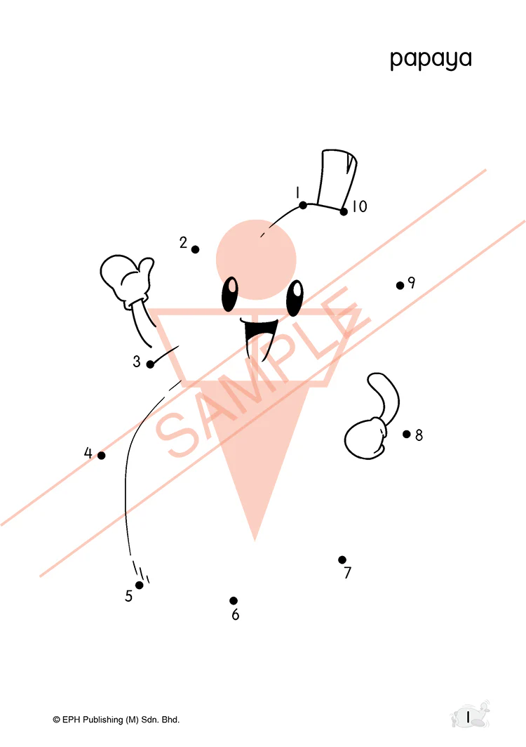 Nursery Dot-to-Dot for Preschoolers - Numbers 1-10 - Image 2