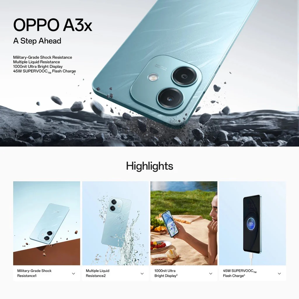 OPPO A3X (4+128GB) - Image 2