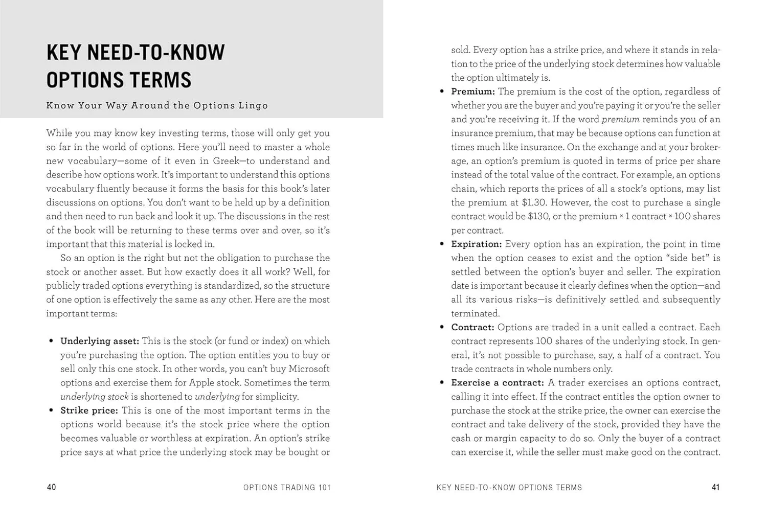 Options Trading 101: From Understanding the Types of Options and Creating a Trade Plan to Analyzing Risk and Predicting Strike Prices, an Essential Primer in Options Trading (Adams 101 Series) (Hardcover) - Image 4