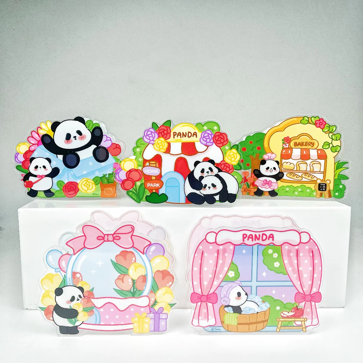 Panda Acrylic Pen Holder