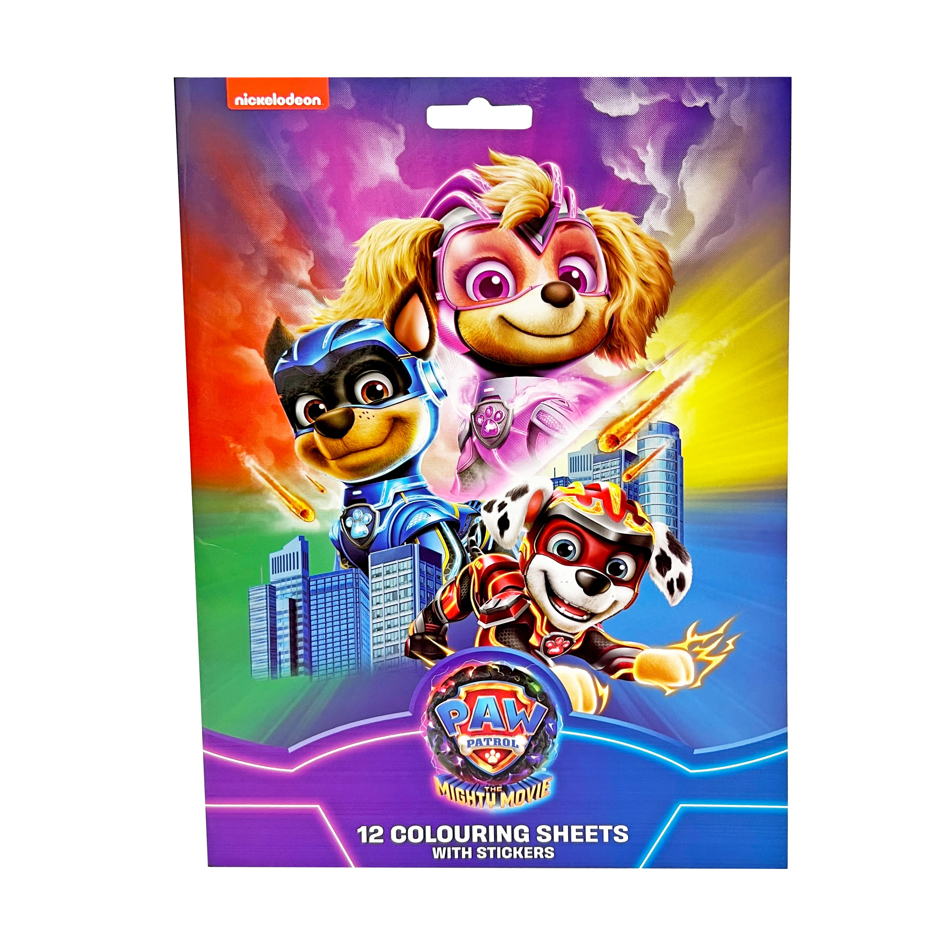 Paw Patrol 12 Colouring Sheets With Stickers - Image 8