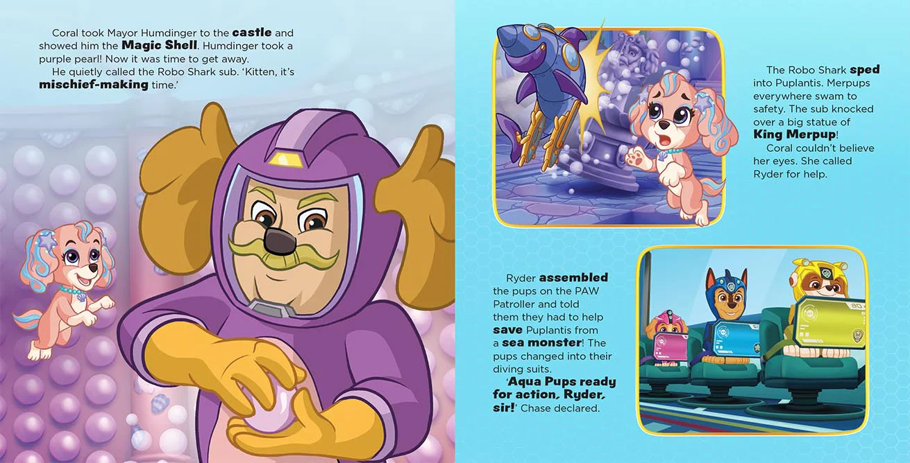 PAW Patrol - Die-Cut Gel Portal Picture Book - Let's Save Puplantis - Image 3