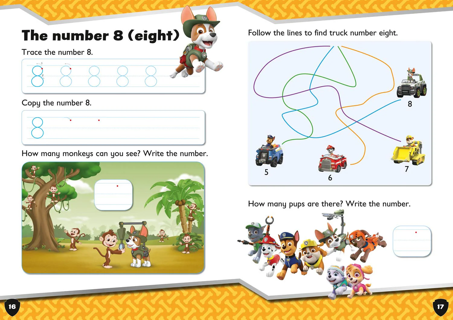 Paw Patrol First Numbers Activity Book (Paperback) - Image 4