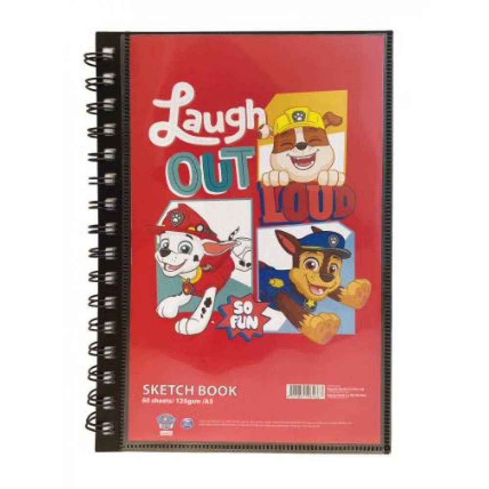 Paw Patrol Sketch Book A5 60 Sheets 125gsm - Image 3