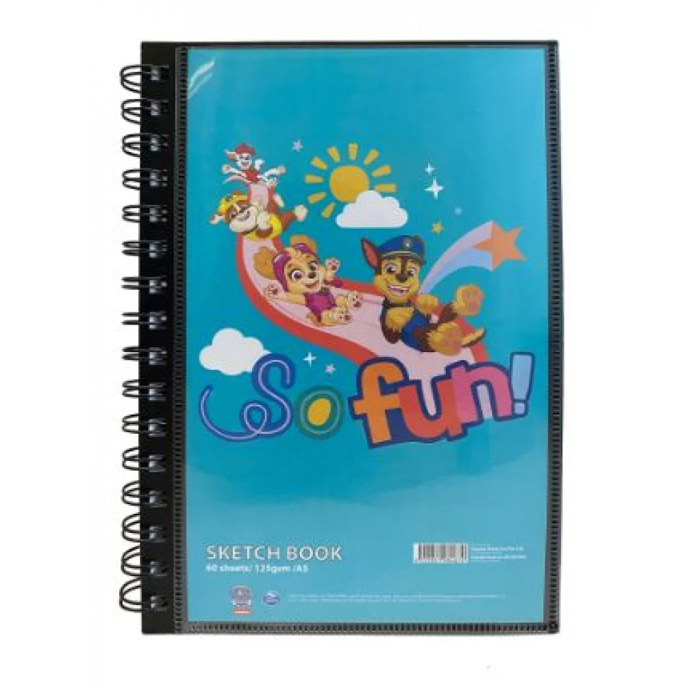 Paw Patrol Sketch Book A5 60 Sheets 125gsm - Image 4