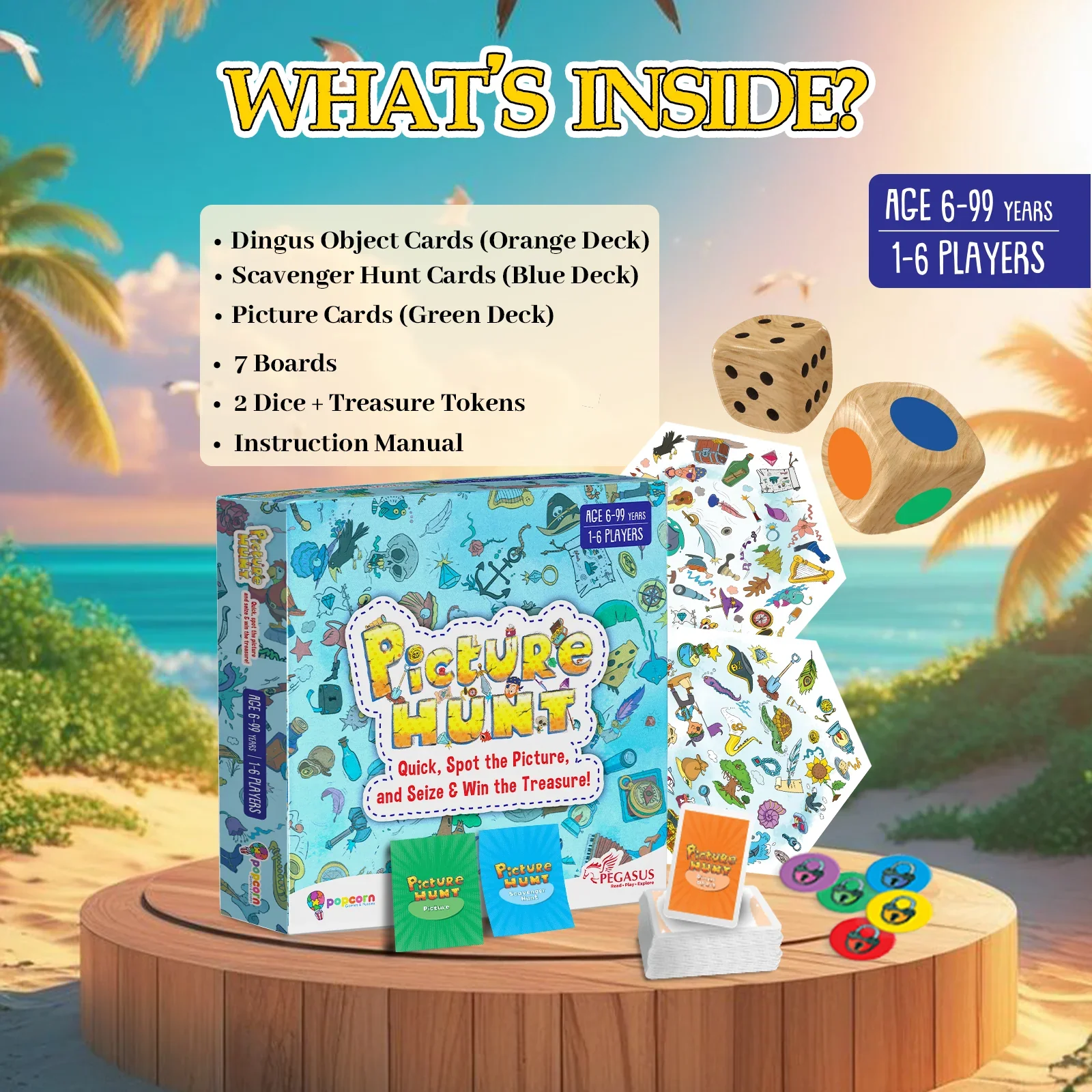 PEGASUS PICTURE HUNT BOARD GAME - Image 3