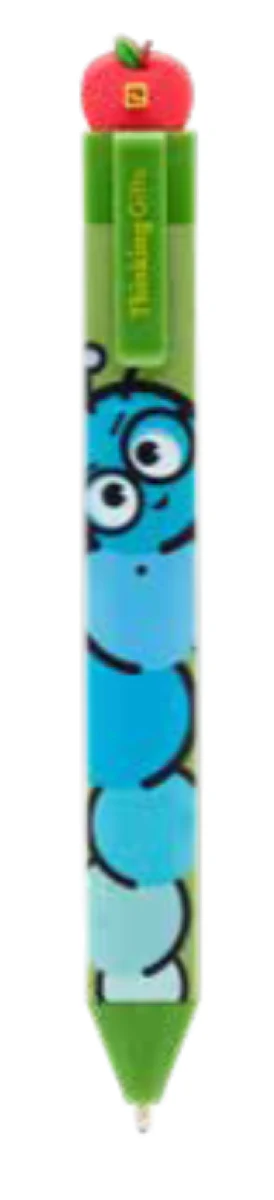 Pen Bookmark With Refills Bookworm