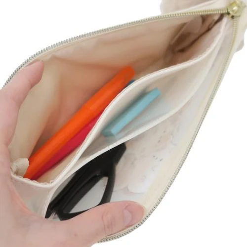 Pencil Bag With Fluffy Tail Charm - Image 2