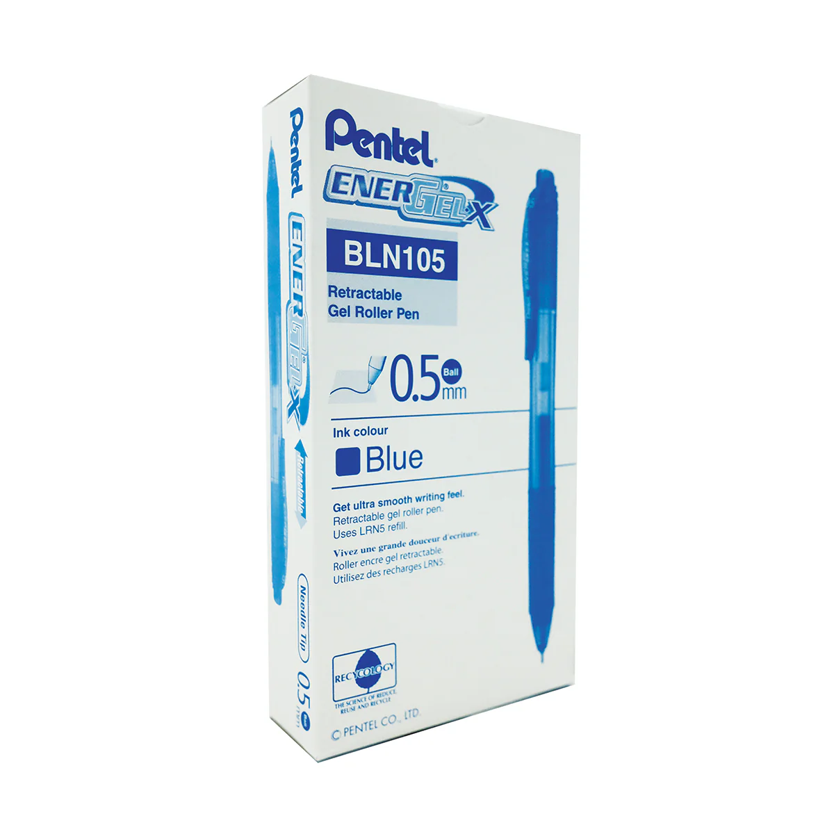 PENTEL Energel X 0.5Mm 12Pcs Bln105-C