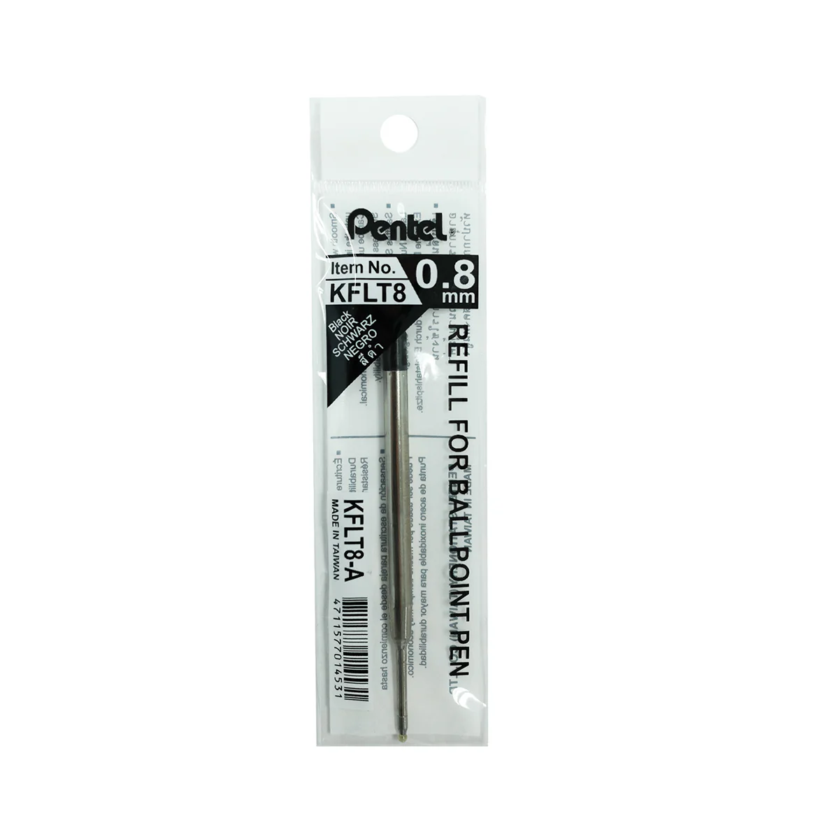 PENTEL Sterling  Pen Ref Kflt8-Ae Blk