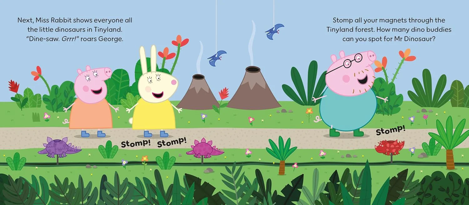 Peppa's Dinosaur Adventure Magnet Book - Image 3
