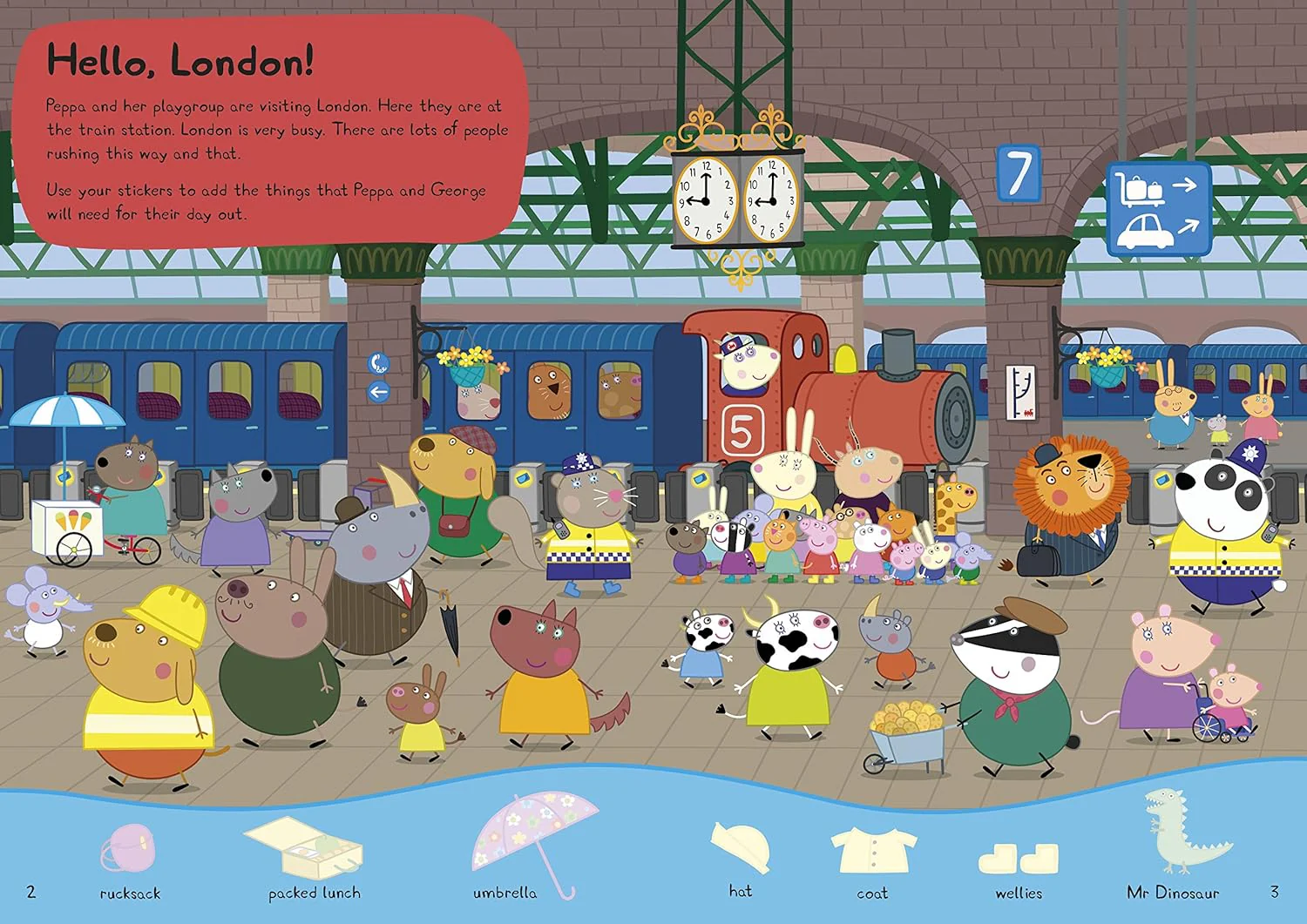 Peppa's London Day Out Sticker Activity Book (Paperback) - Image 2