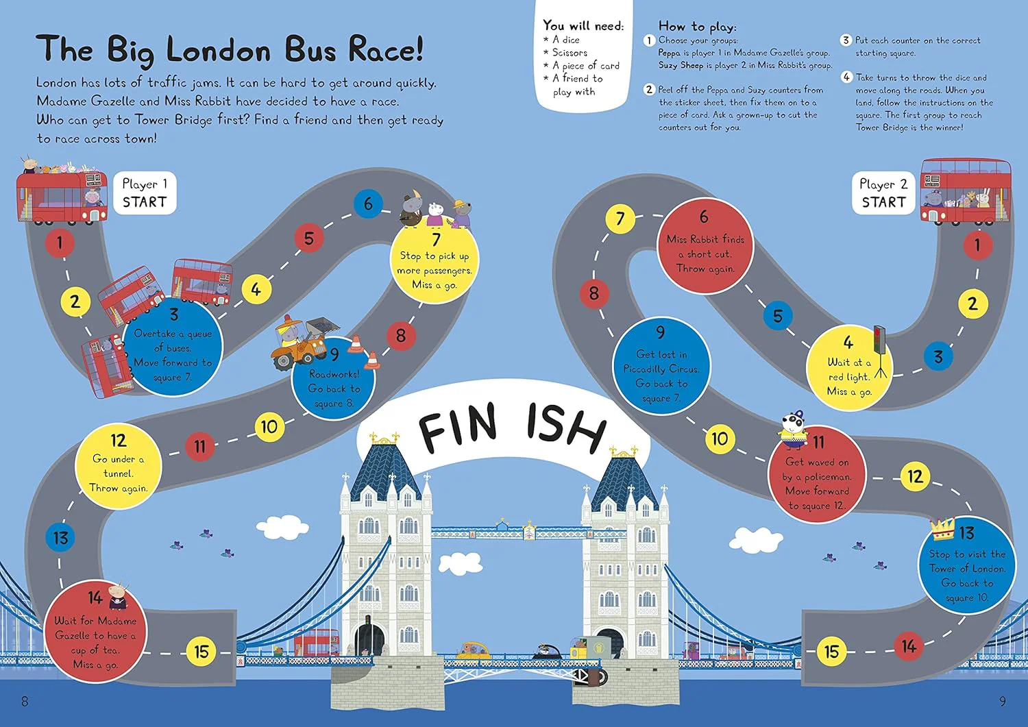 Peppa's London Day Out Sticker Activity Book (Paperback) - Image 3