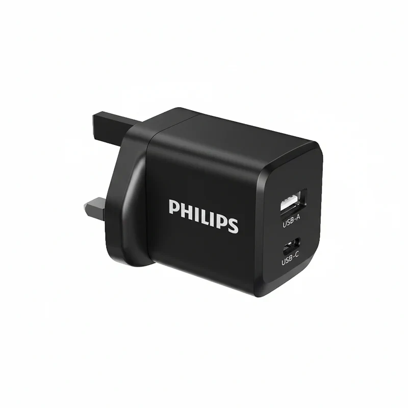 Philips DLP5321CB/05 45W GaN Wall Charger QC18W PD45W Black - Image 2