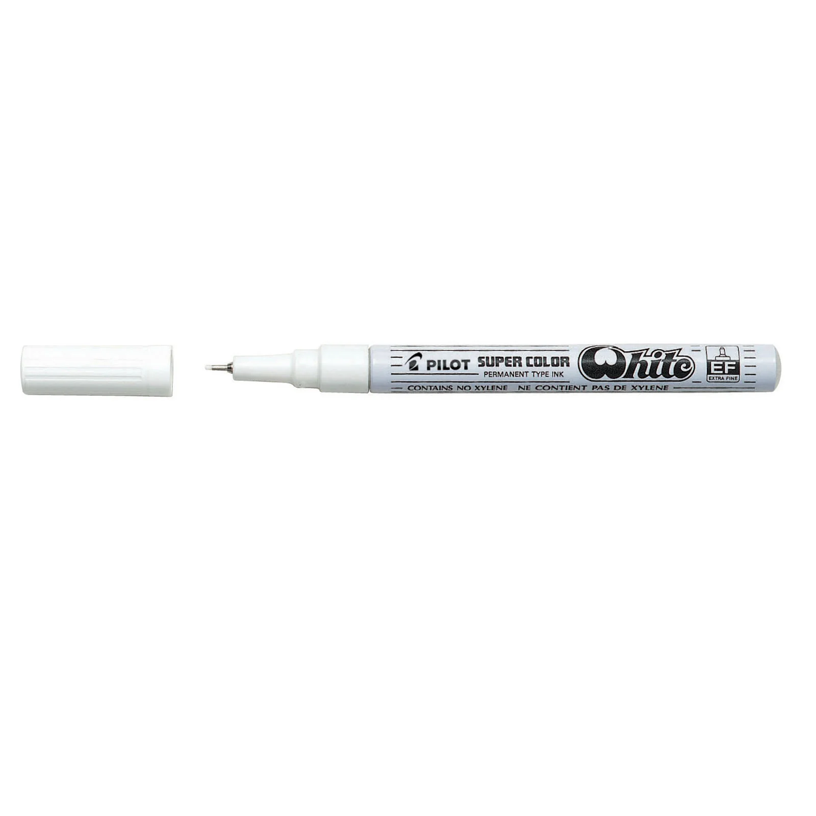 PILOT PERMANENT MARKER  - WHITE EXTRA FINE