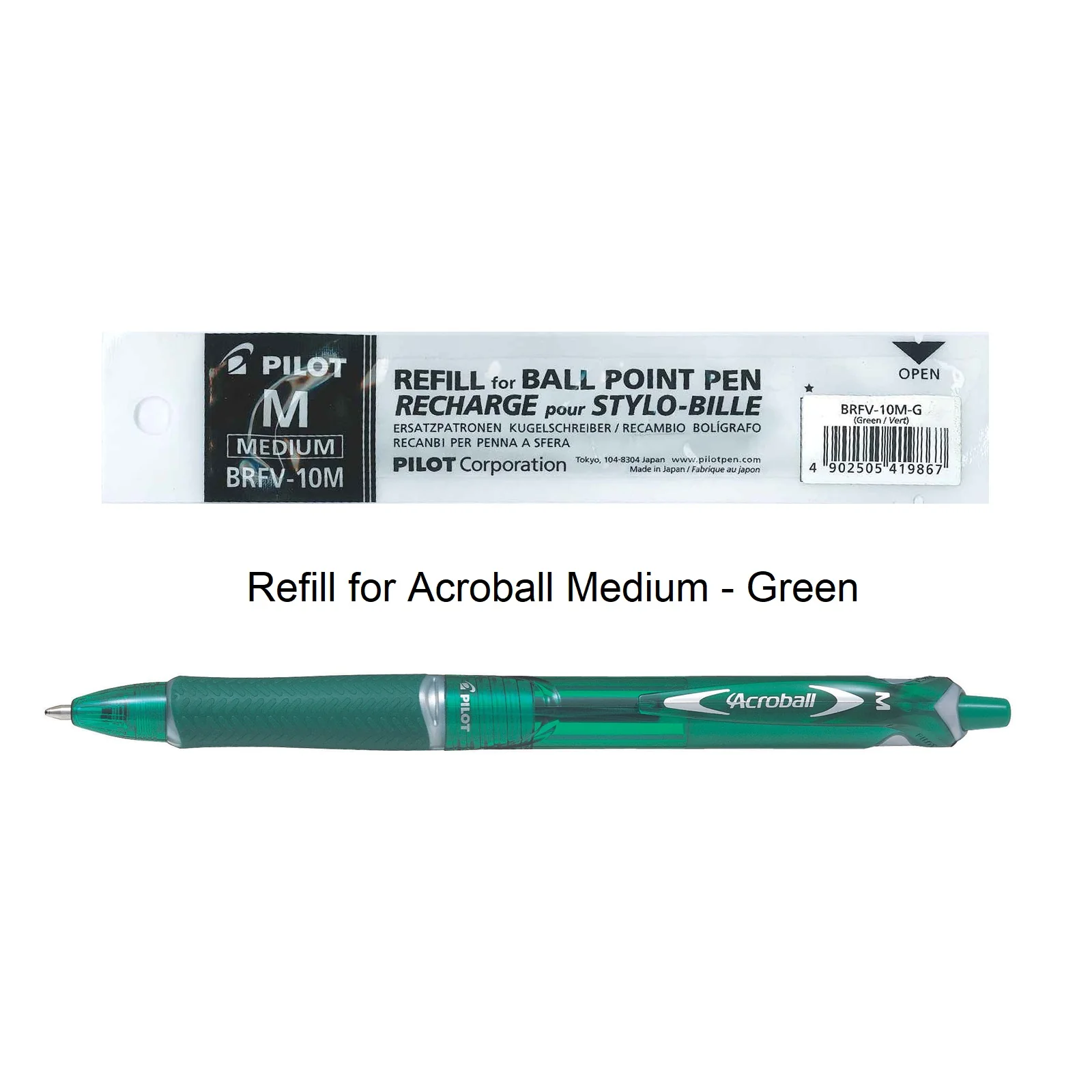 PILOT REFILL FOR ACROBALL PEN MEDIUM 1.0MM - Image 4