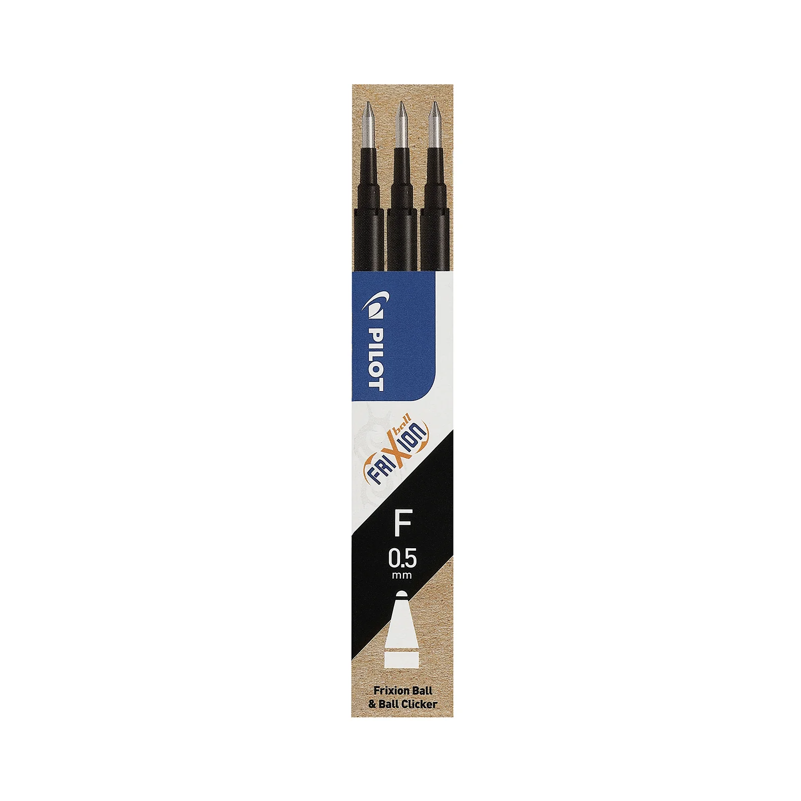 PILOT REFILL FOR FRIXION BALL 0.5MM 3PC/PACK