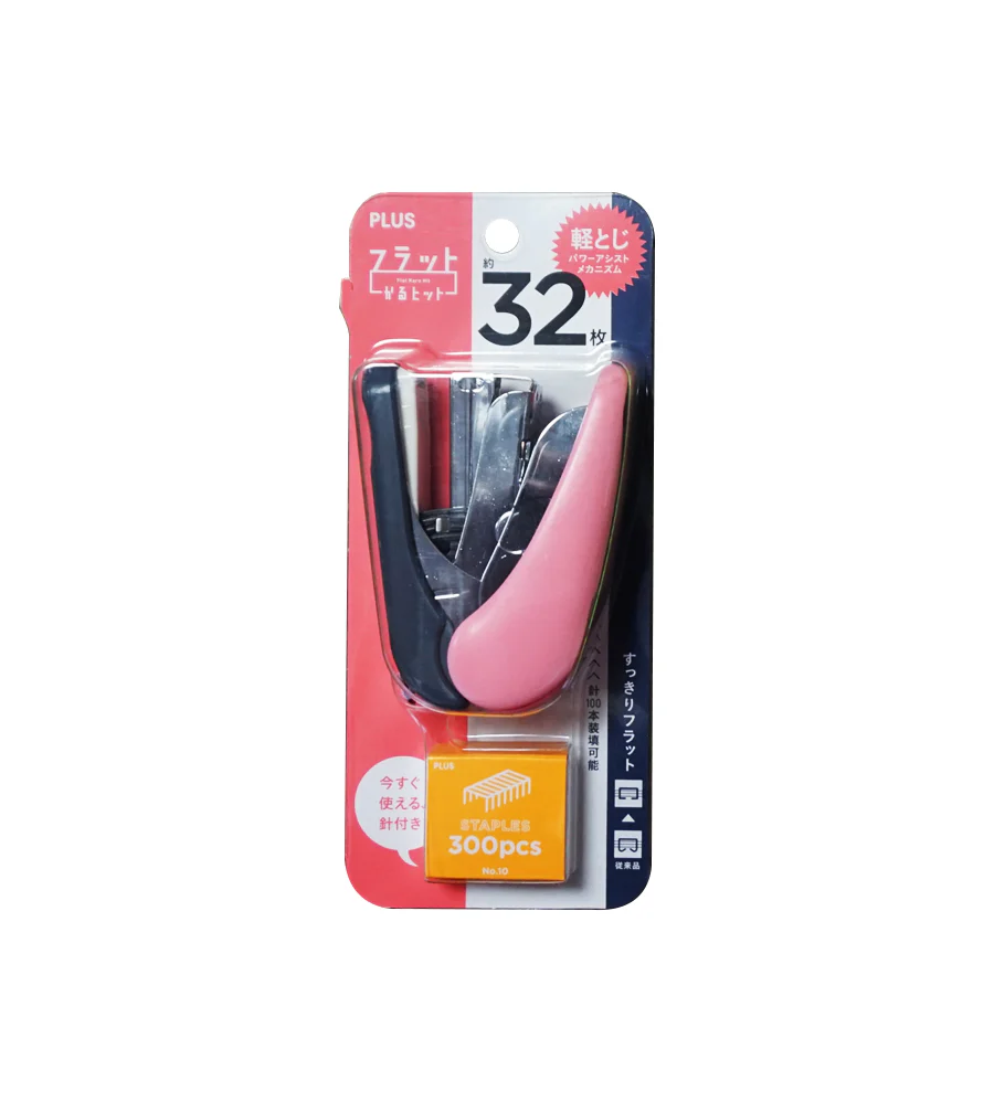 Plus Flat Clinch Stapler With Staples - Image 3