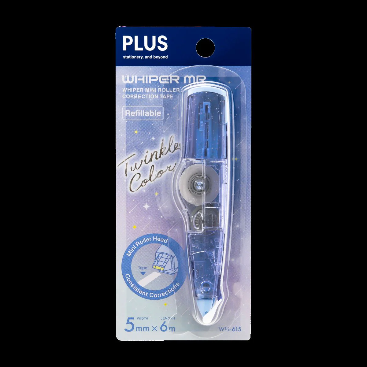PLUS MR Corr Tape Twinkle BL PC-52908