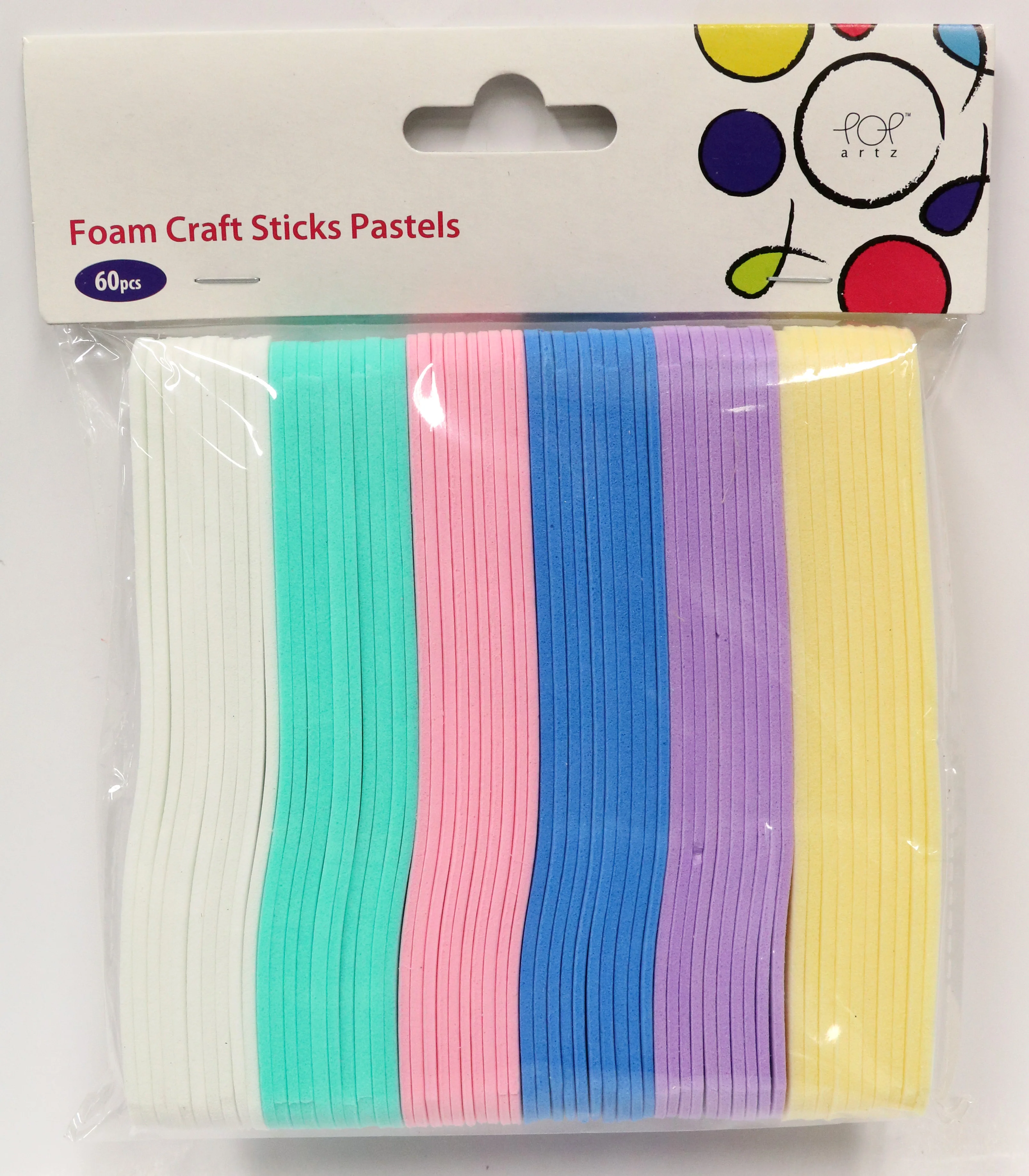 POP Artz Foam Craft Stick 60pcs - Image 2