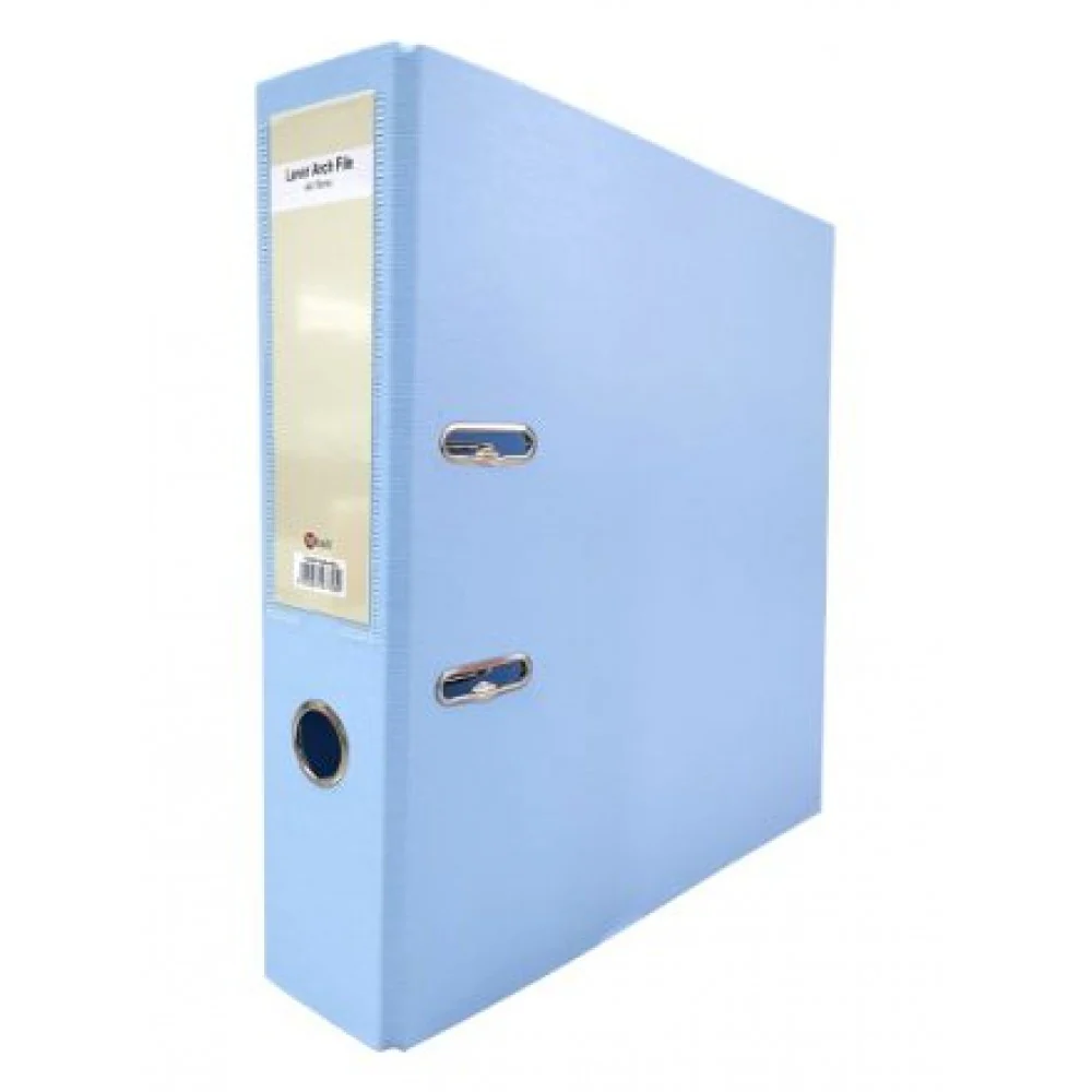POP BAZIC COLOUR LEVER ARCH FILE WITH INDEX A4 3" LAVENDER - Image 2