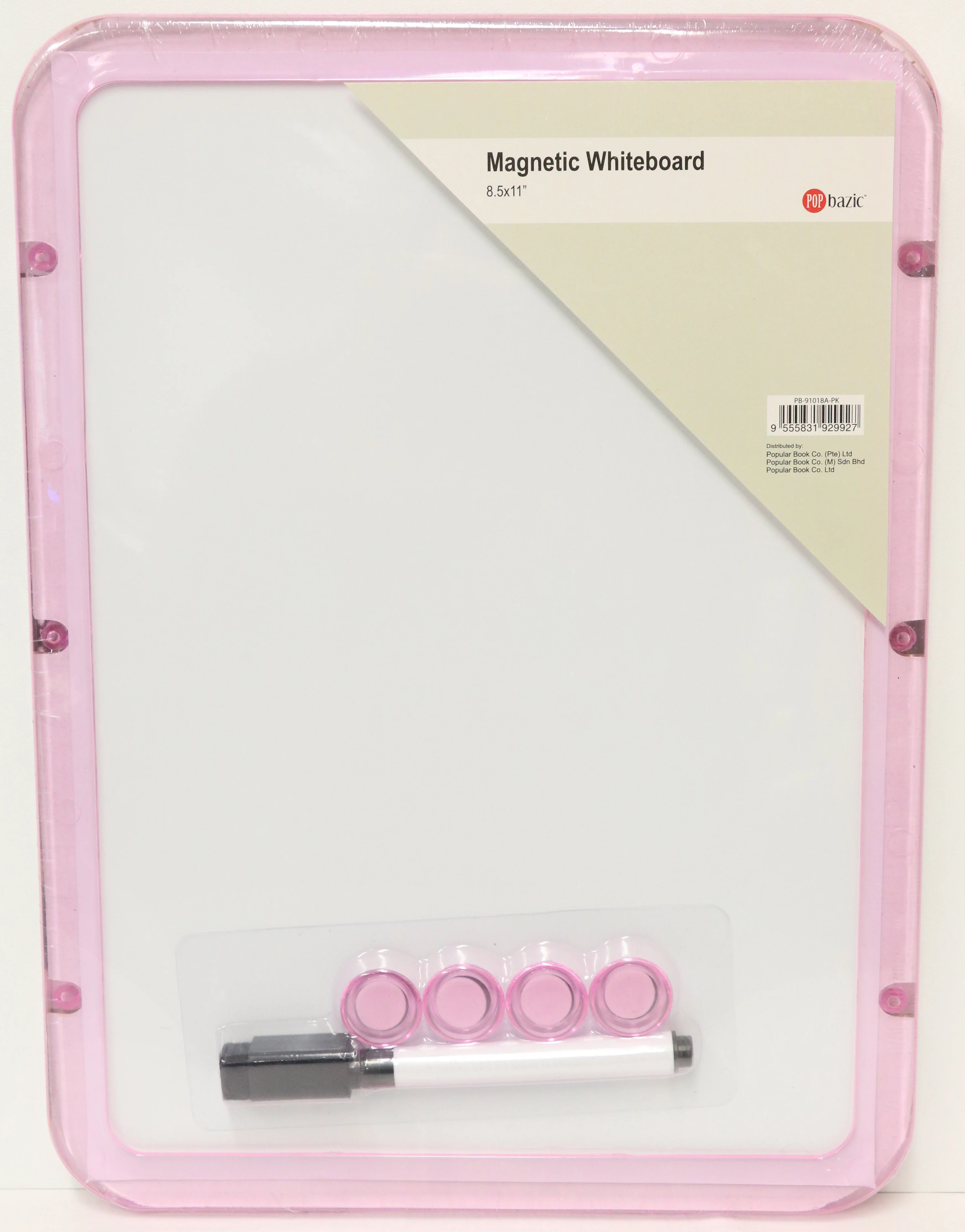 POP Bazic Magnetic Whiteboard Set 8.5" X 11" - Image 2