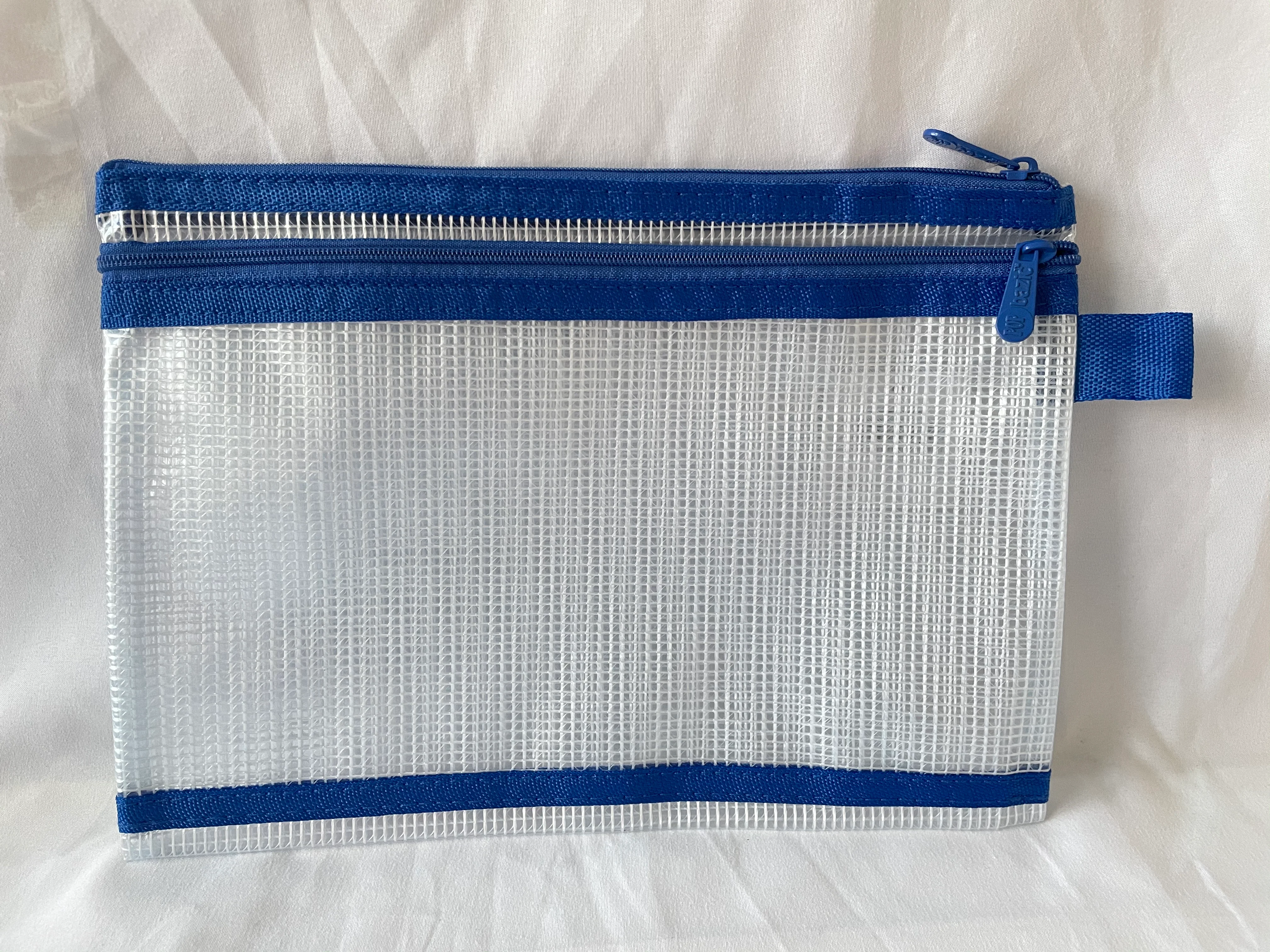 Pop Bazic Pvc Mesh Double Zipper Pouch A5 - Image 5
