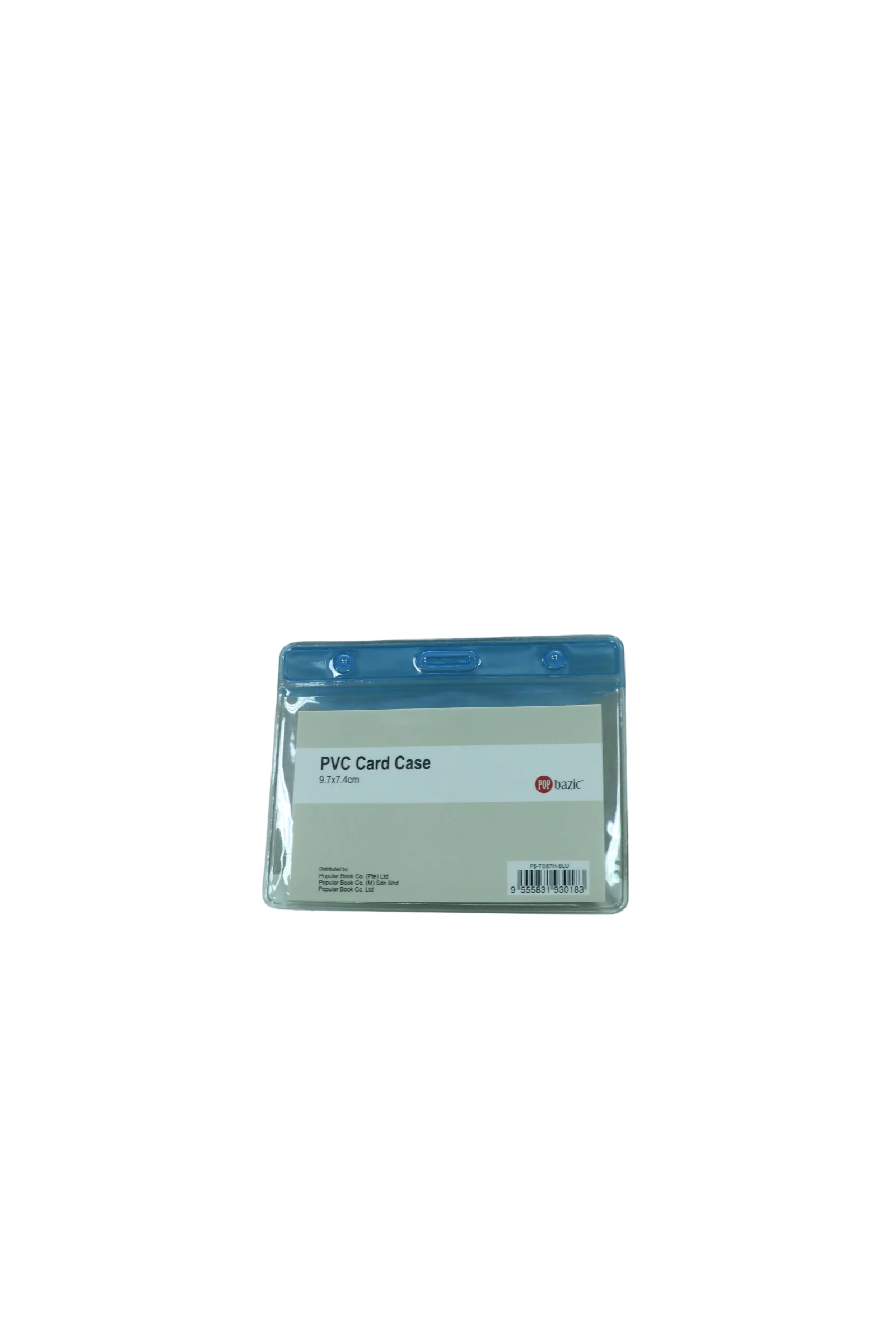 POP Bazic PVC Soft Card Case 9.7 × 7.4cm – Horizontal