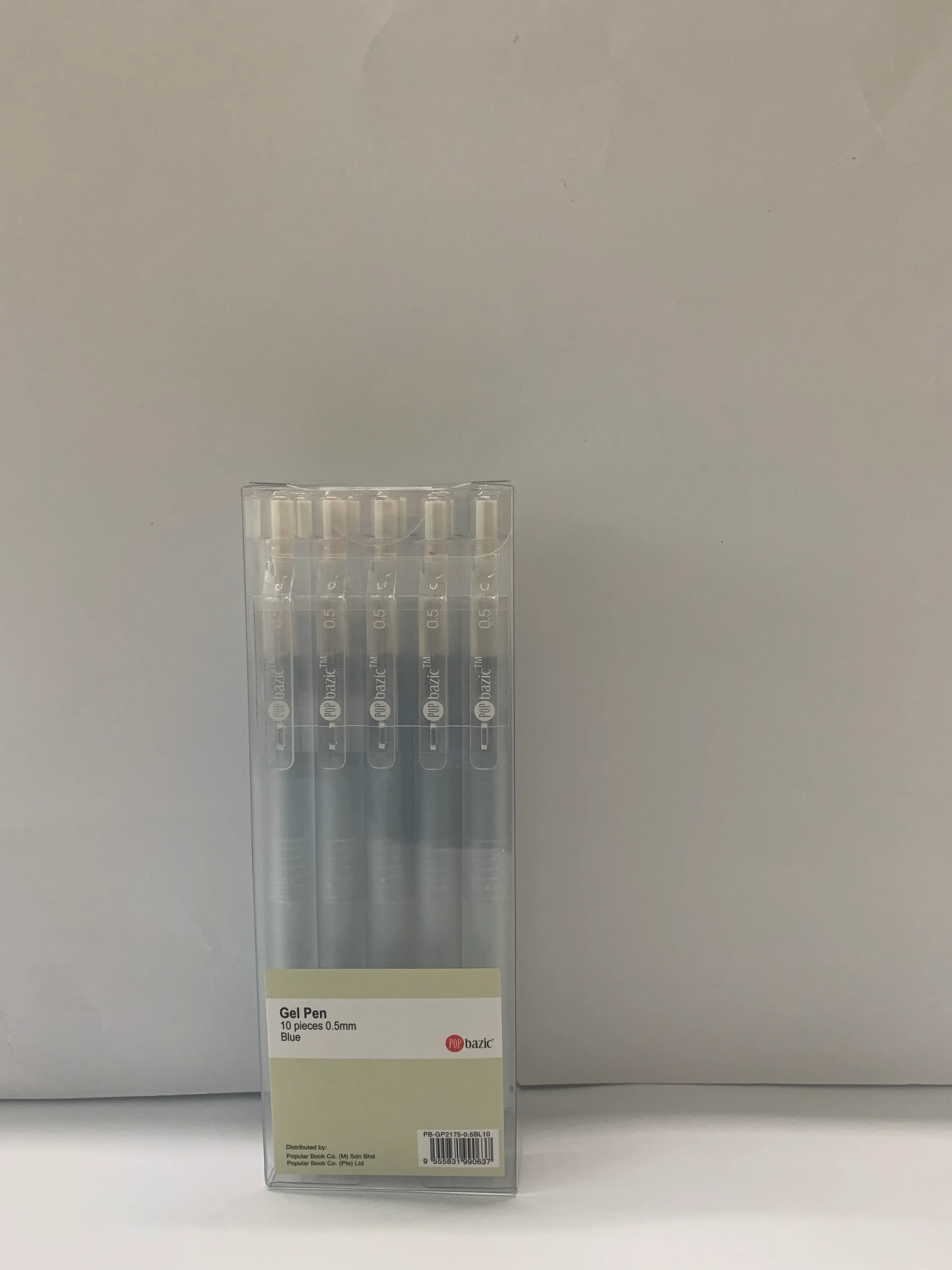 Pop Bazic Retractable Gel Pen 0.5mm Set Of 10 - Image 2