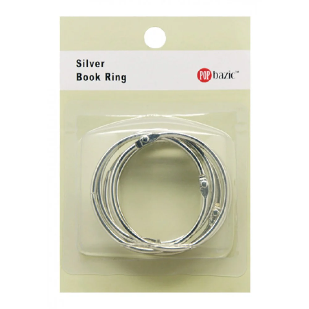 Pop Bazic Silver Book Ring - Image 6